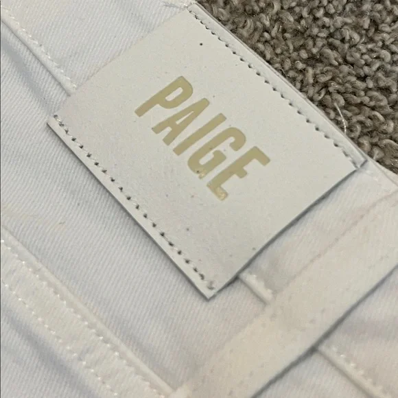 NWT Anthropologie PAIGE Anessa High Rise Wide Leg Ankle Jeans Size 23 White - Picture 8 of 16